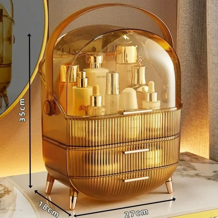 Skanto | opp organiser - Støvbestandig og vanntett kosmetikkboks med elegant design