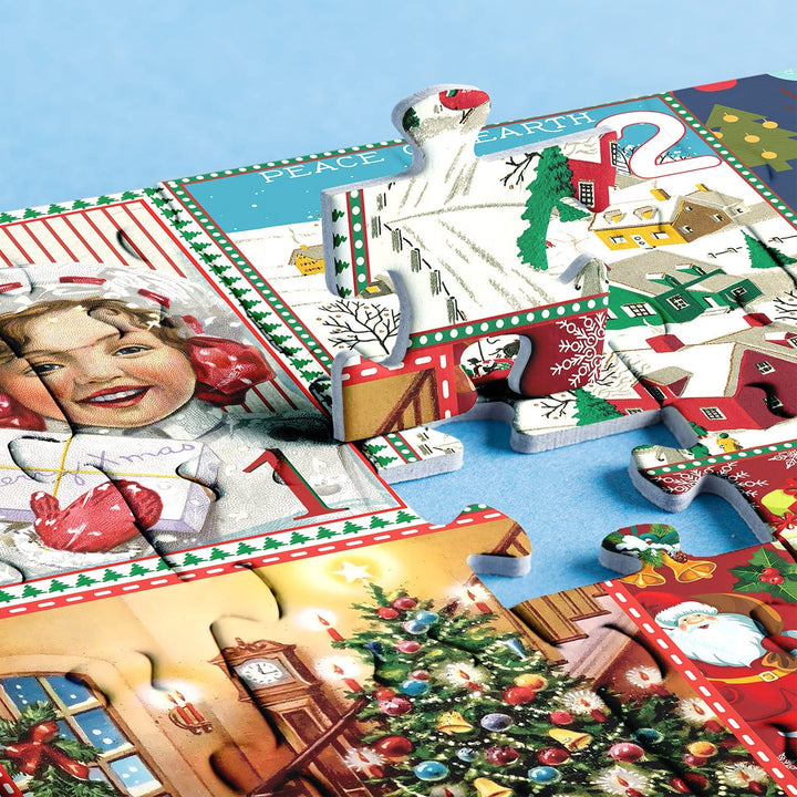 Skanto | Festlig Peis Puslespill Julekalender - Julegave