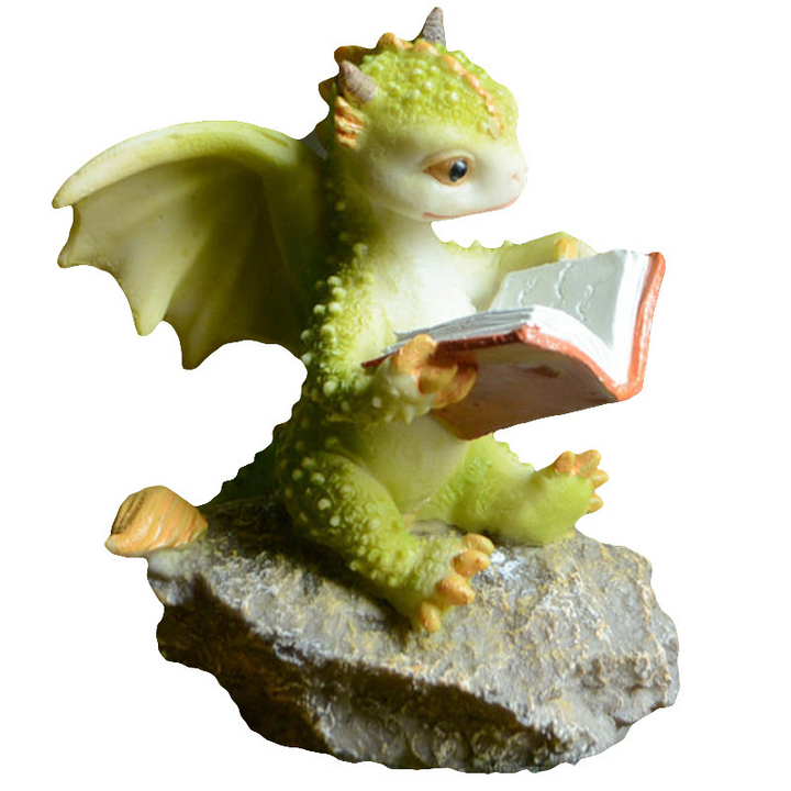 Skanto | Mini søt drage statue dekorasjon