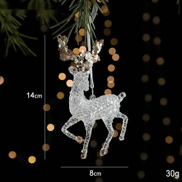 Skanto | Juledekorasjoner Paljetter Akryl Gjennomsiktig Pendant