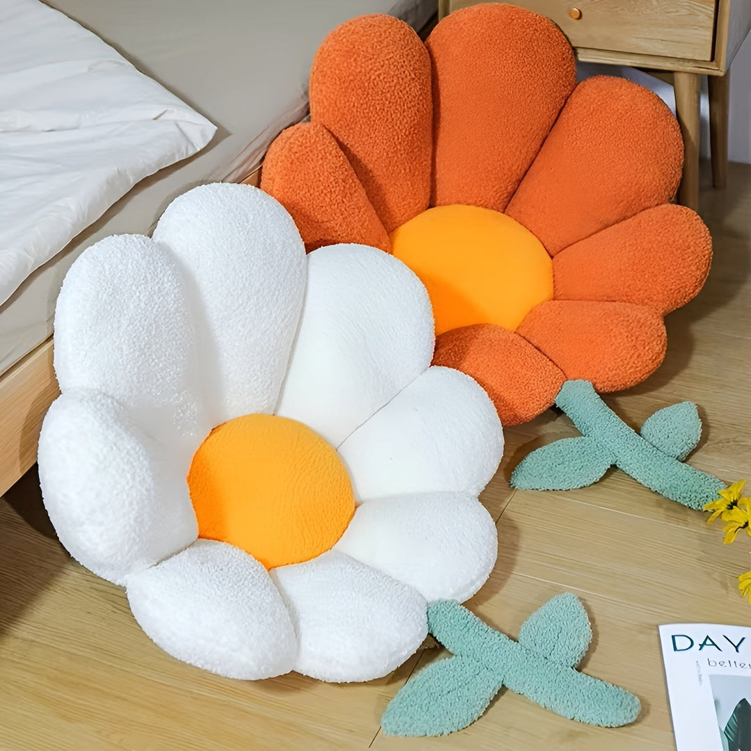 Blomsterpute – Myk og koselig | Dekorativ gulvpute til sofa, soverom og stue