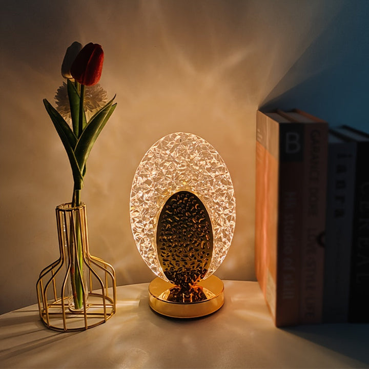 FeatherLamp - USB berøringsbordlampe med unikt fjærdesign Skanto