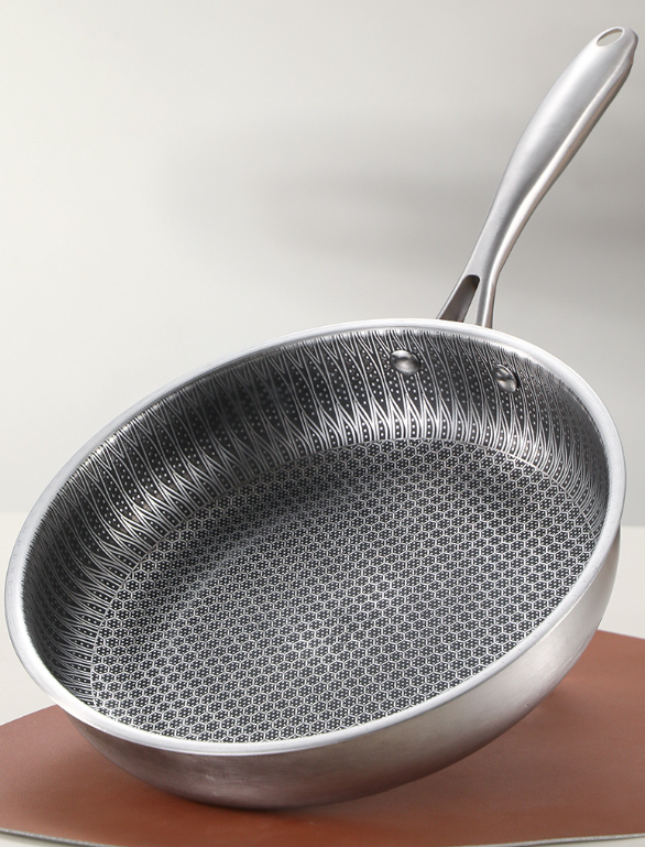 Skanto | Rustfritt Stål Ubehandlet Non-stick Stekepanne