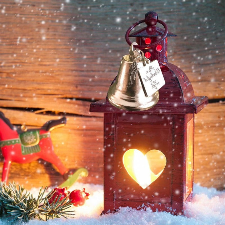 Skanto | 🎄Juletrær Minneornamenter Englevinger Klokker Hengende Dekorasjon