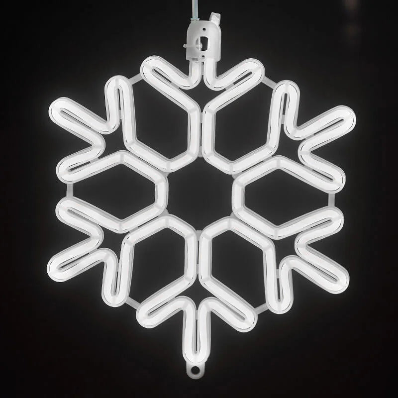 Vanntette LED snøfnugglys for festlig vinterdekorasjon | Skanto