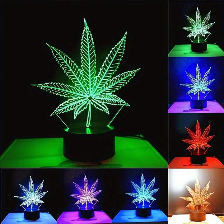 Skanto | GlowBud - 3D Hampbladlampe