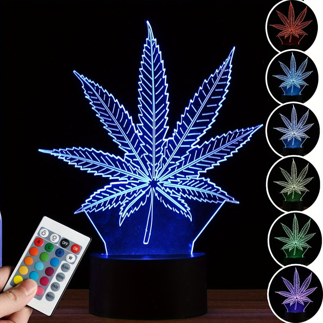 Skanto | GlowBud - 3D Hampbladlampe