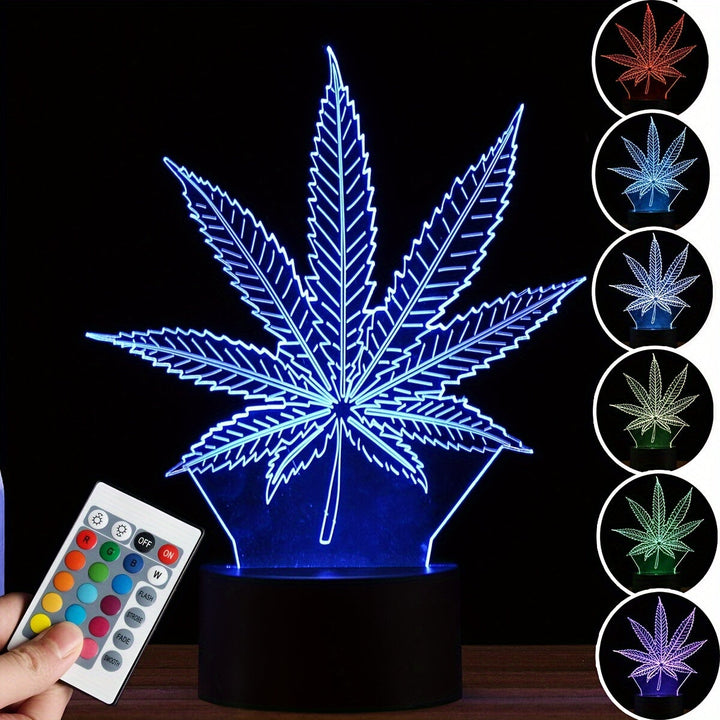 Skanto | GlowBud - 3D Hampbladlampe
