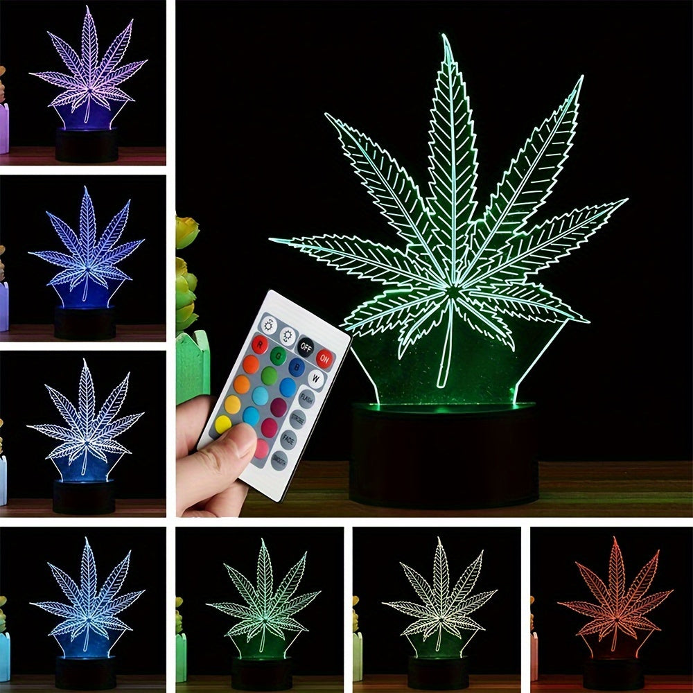 Skanto | GlowBud - 3D Hampbladlampe