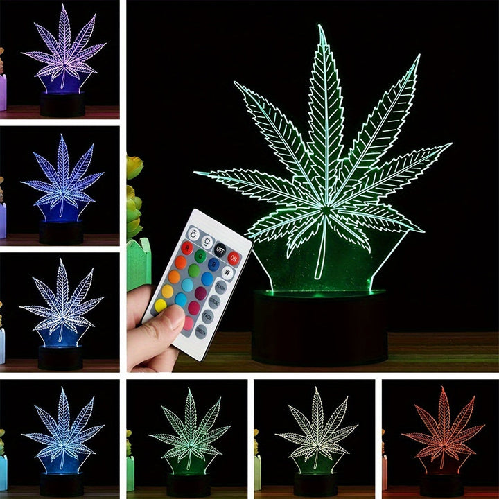 Skanto | GlowBud - 3D Hampbladlampe