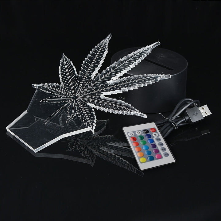 Skanto | GlowBud - 3D Hampbladlampe