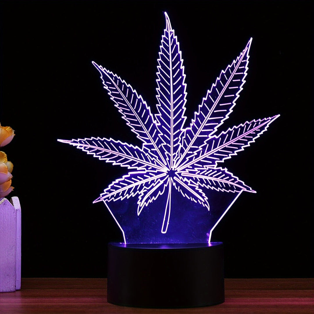 Skanto | GlowBud - 3D Hampbladlampe