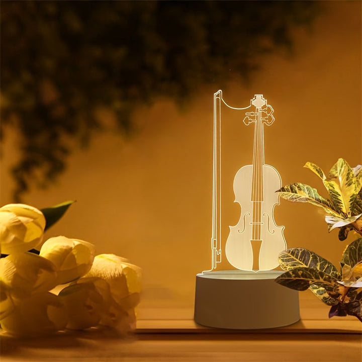 Skanto | MelodyGlow - Elegant Cello Spherical Lamp