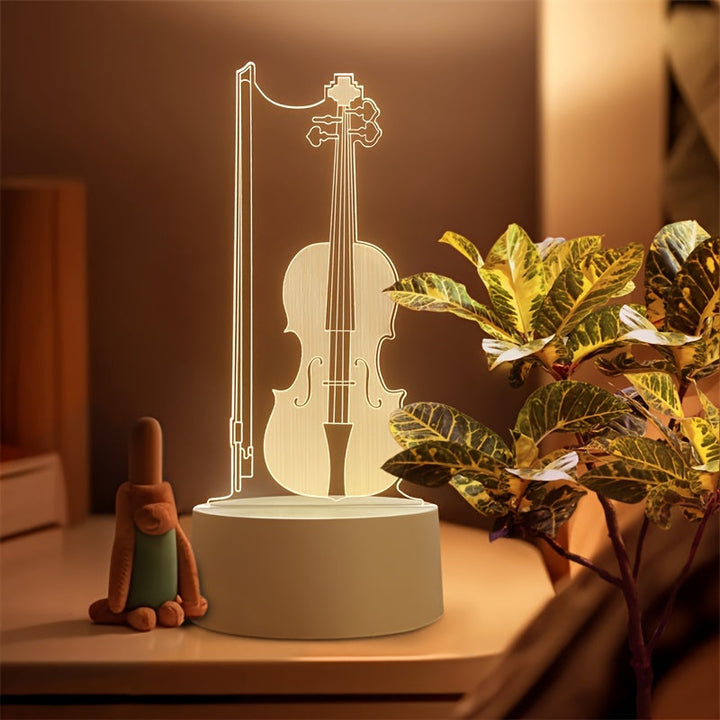 Skanto | MelodyGlow - Elegant Cello Spherical Lamp