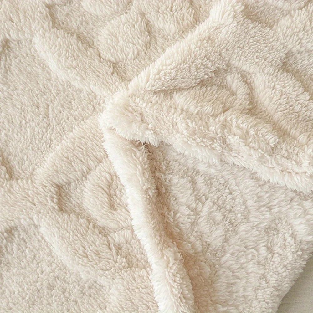 Skanto | Bladbroderi Fleece Vinterteppe