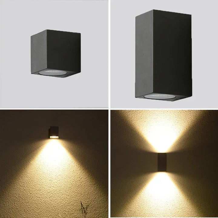 Skanto | Moderne Utendørs Vegglampe LED Svart