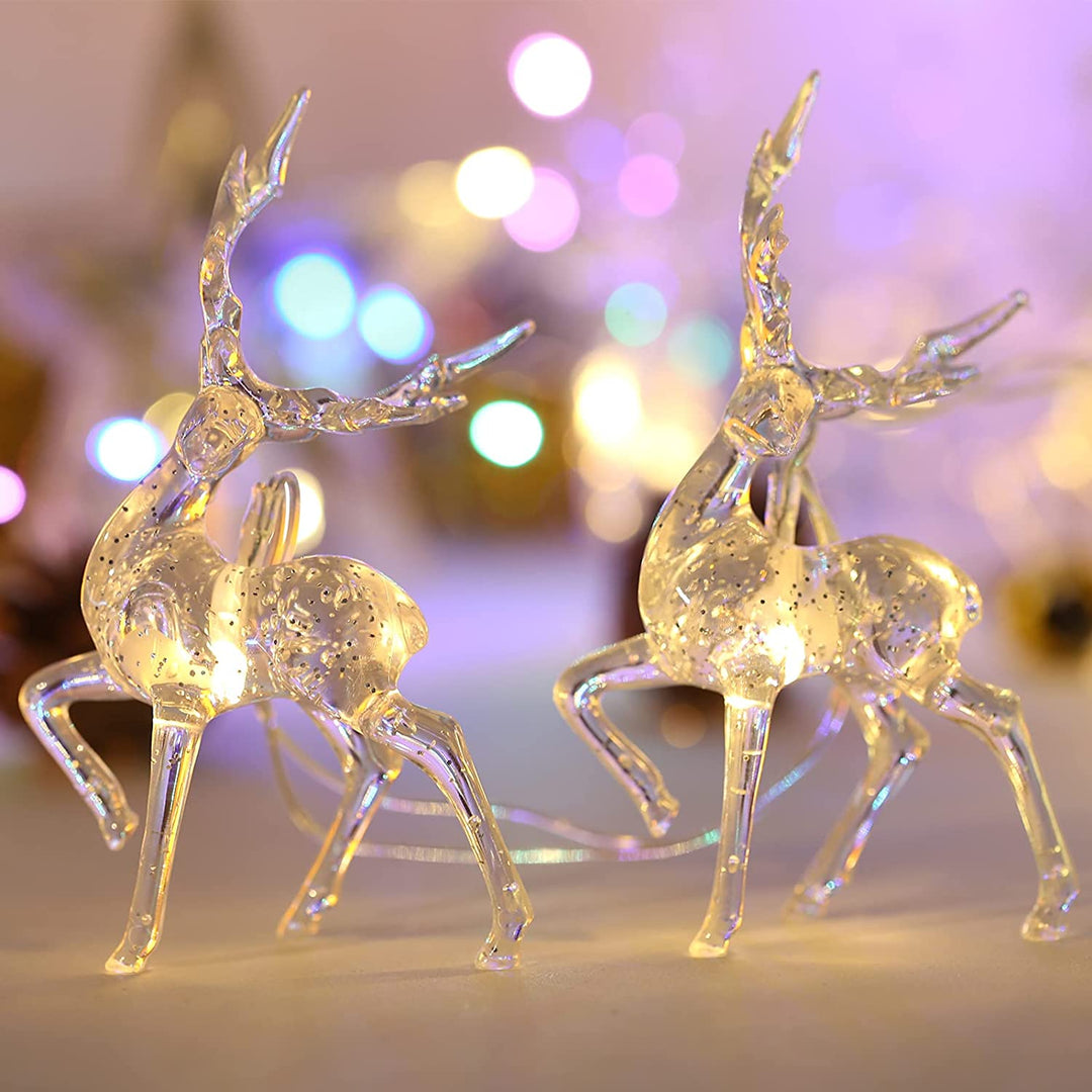 Glitrende Reinsdyr - 1,5M LED Julelys for Reinsdyr Skanto