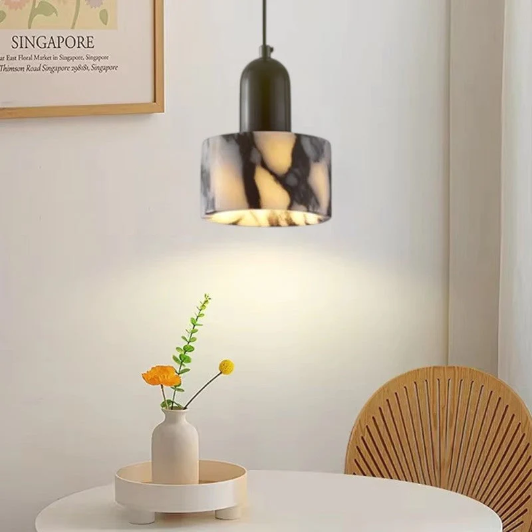 Skanto | Luksus Svart Marmor Design Pendellampe