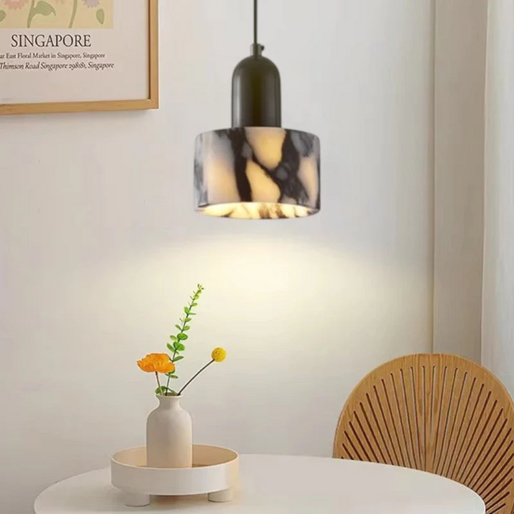 Skanto | Luksus Svart Marmor Design Pendellampe