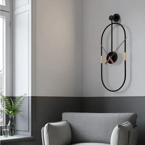 Skanto | Minimalist Stor Veggklokke