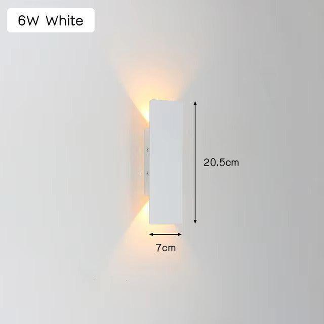 Skanto | Light - Moderne værbestandig LED-vegglampe laget av aluminium for utendørs bruk