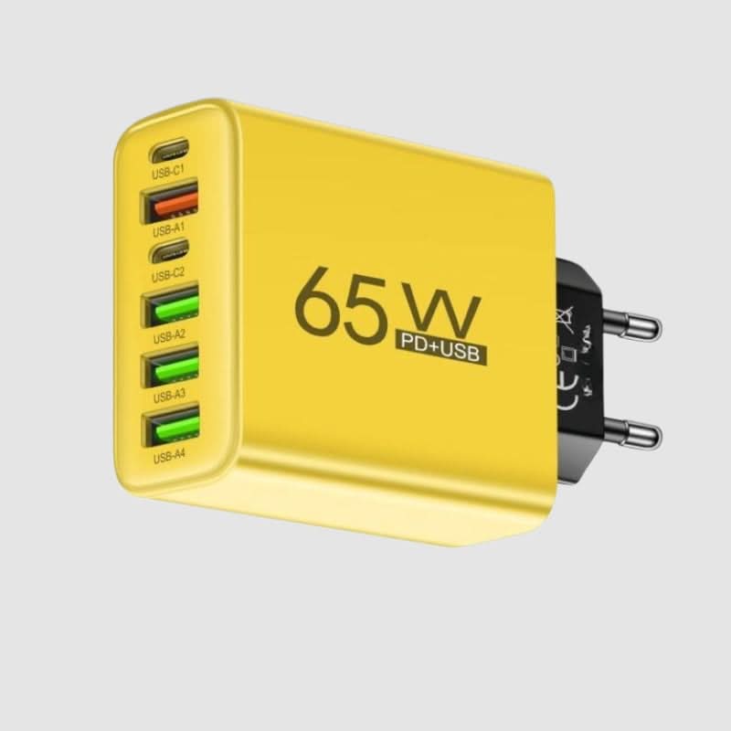 Skanto | Kompakt Multi-Port Hurtiglader for Telefoner og Nettbrett