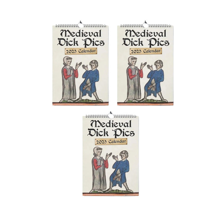 Skanto | Morsom Middelaldersk Veggkalender 2025 – Humor & Kunst