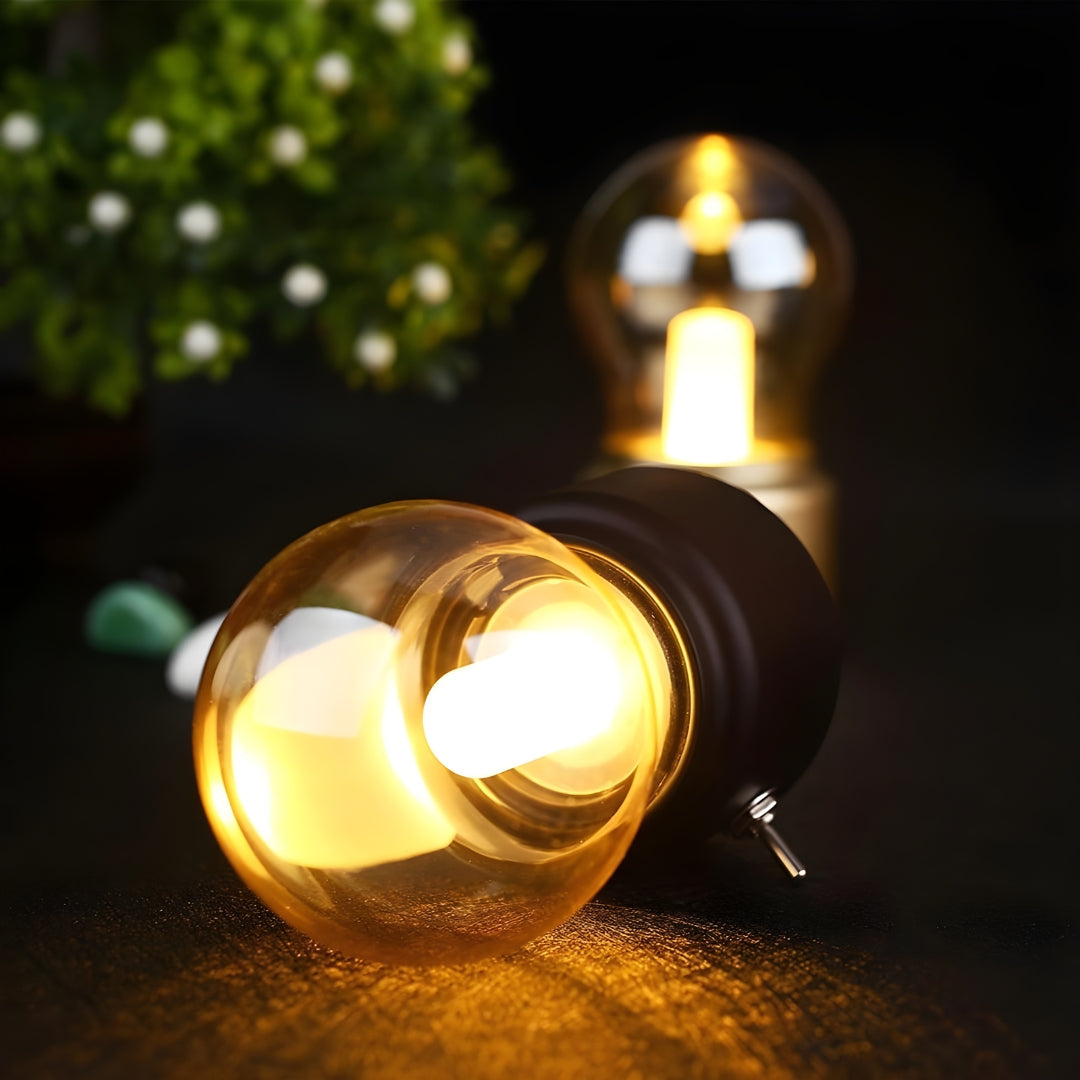 Frendorf | Bærbar Retro Bordlampe - LumiRetro