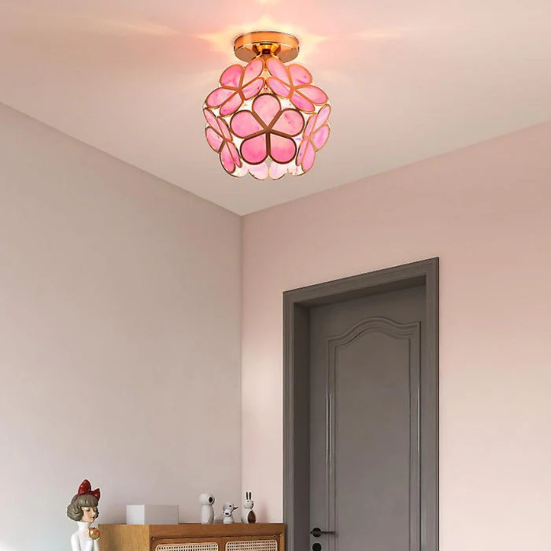 Skanto | Luksus Glass Blomst Taklampe