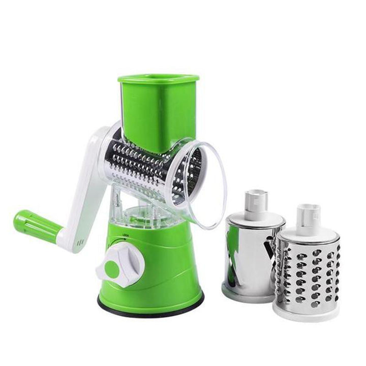 3 i 1 Roterende Oste-Rivett Grøntsak Slicer | Skanto