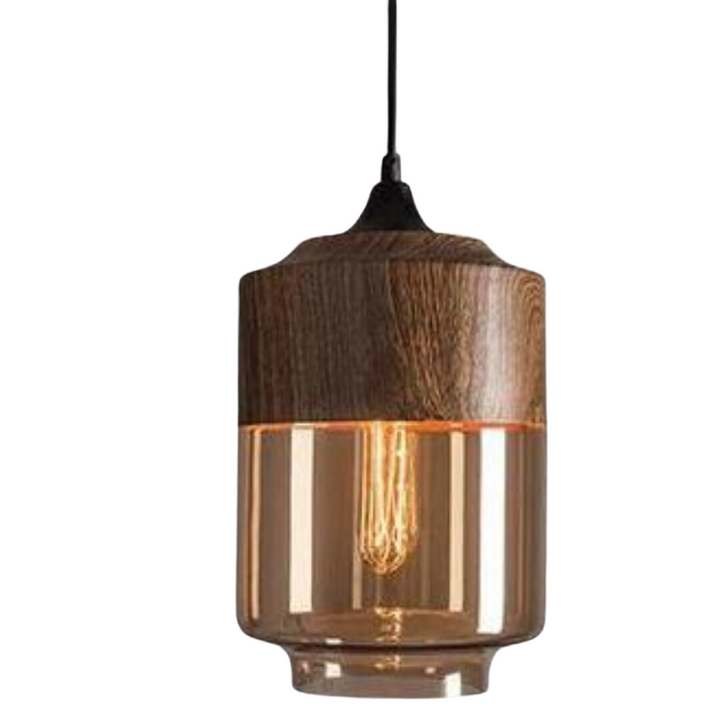 Stilig skandinavisk tre taklampe - NordLuna | Skanto