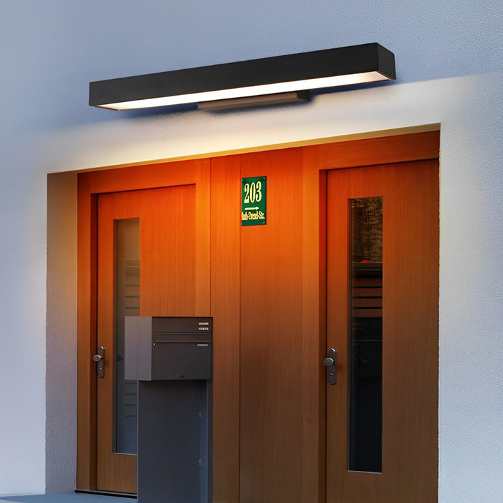 Skanto | Moderne LED vegglampe med bevegelsessensor og svart hus
