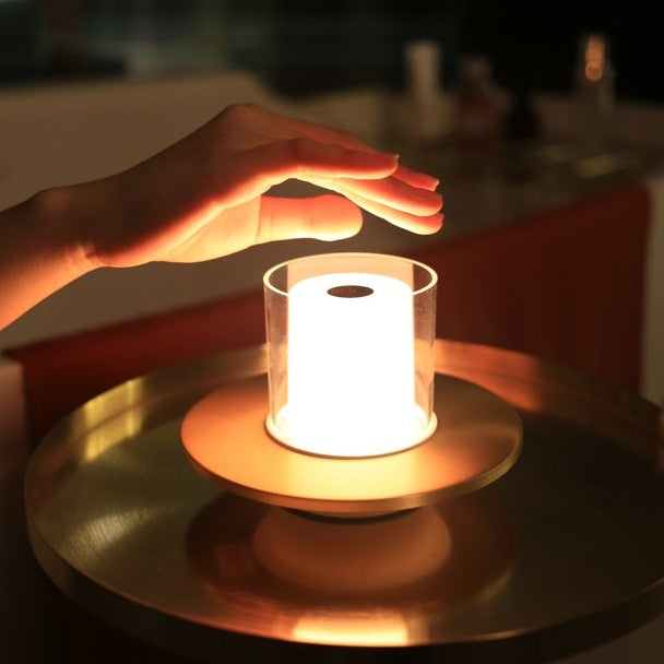 Glass Candle Table Lamp | Skanto