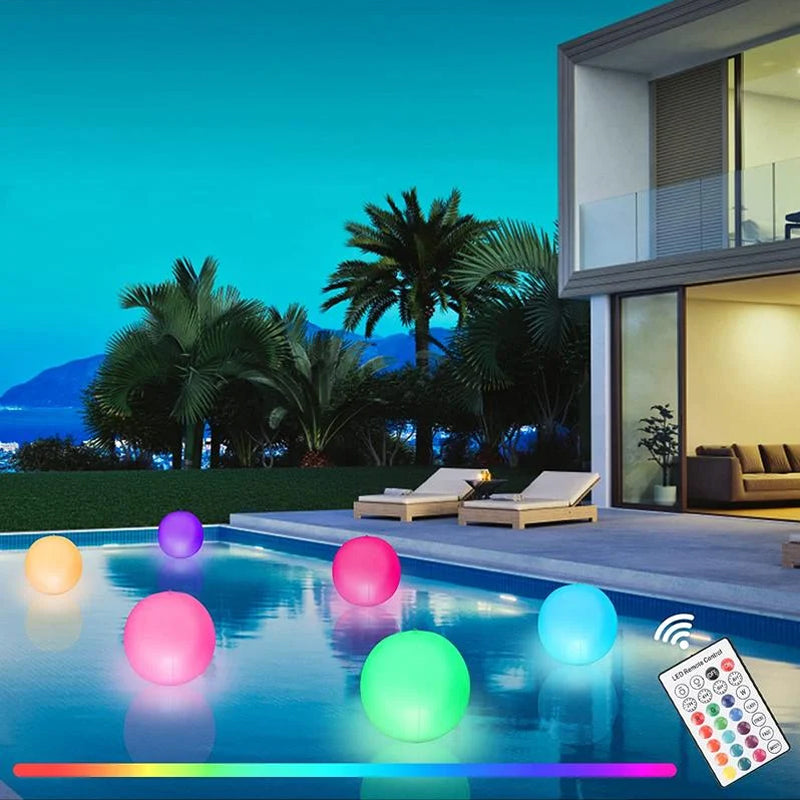 Skanto | LED Lykt 16 Farger Glødende Strandball