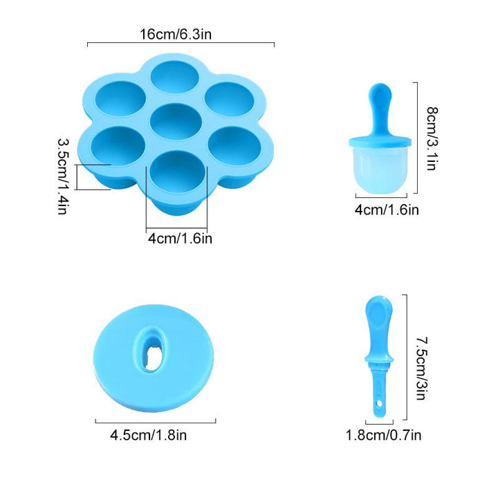 Mini silikon iskrem mold sett | Skanto