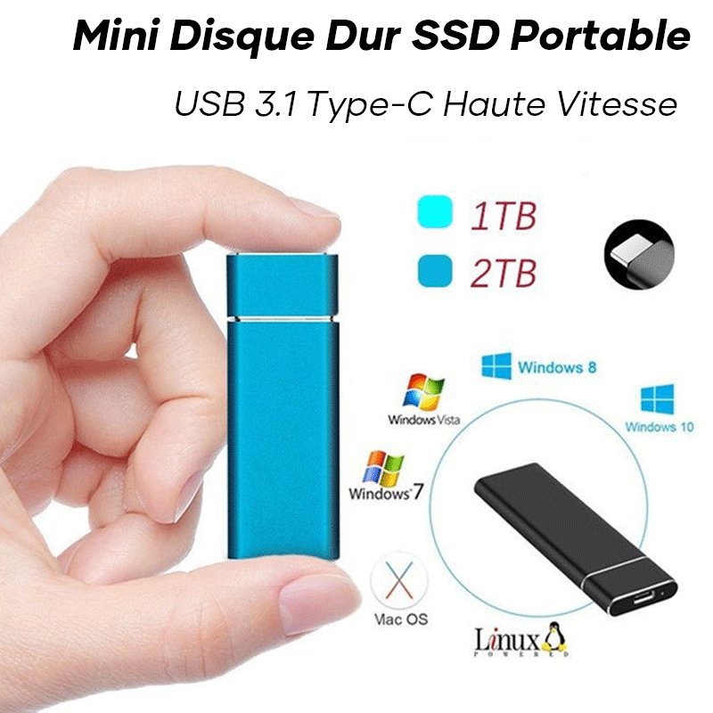 Eksternt Ultra Rask SSD Harddisk | Skanto