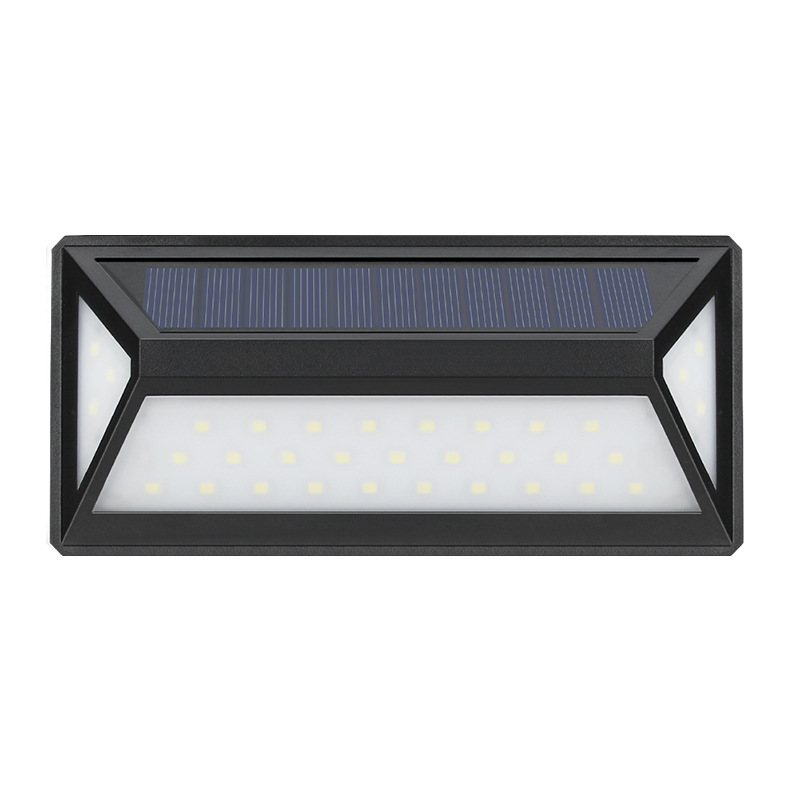 Skanto | Moderne solenergi LED vegglampe for utendørsbruk – Vanntett fasadebelysning med bevegelsessensor