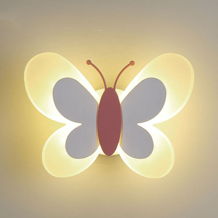 Skanto | LuminoArt – Vegglampe LED kreativ formet som en sommerfugl med 1 lys i akryl