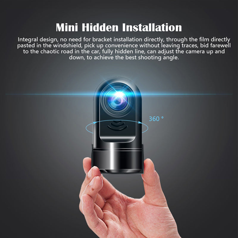 Skanto | 1080P HD Mini ADAS Dashcam med 360° roterende funksjon