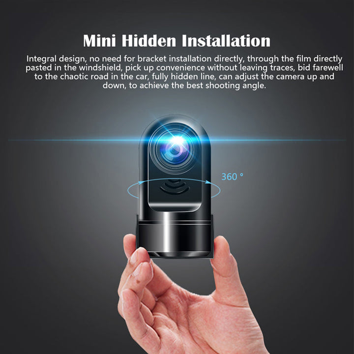 Skanto | 1080P HD Mini ADAS Dashcam med 360° roterende funksjon