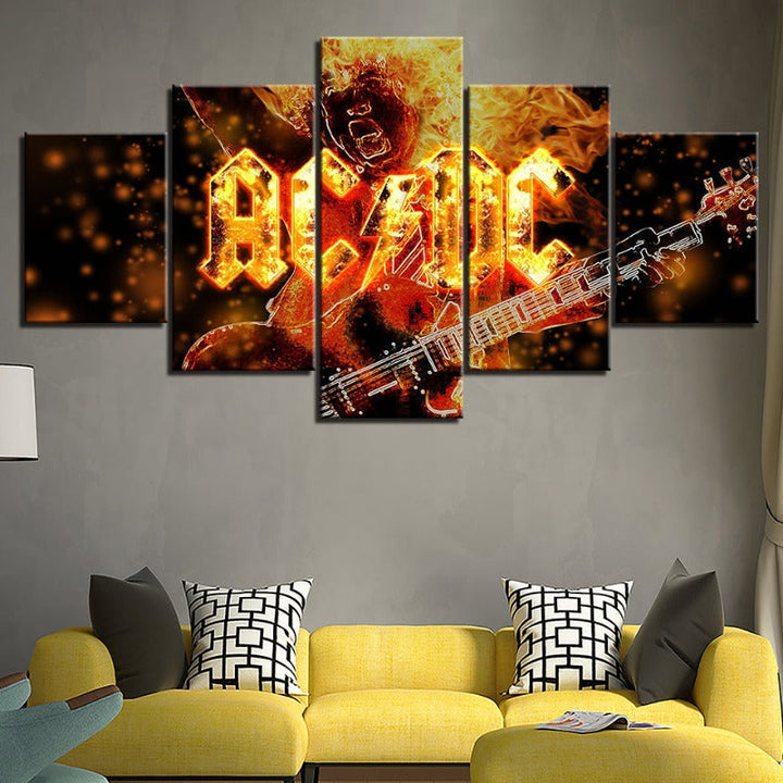 ACDC - Canvas Wall Art Painting | Skanto
