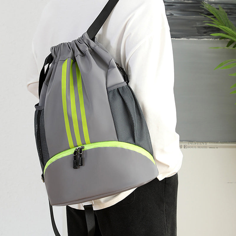 Sport bag laget av nylon med trekkord | Skanto