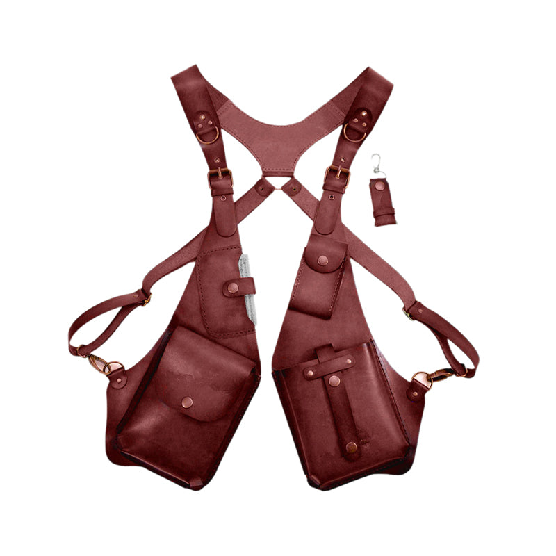 Medieval Steampunk skulderveske med retro stropp | Skanto