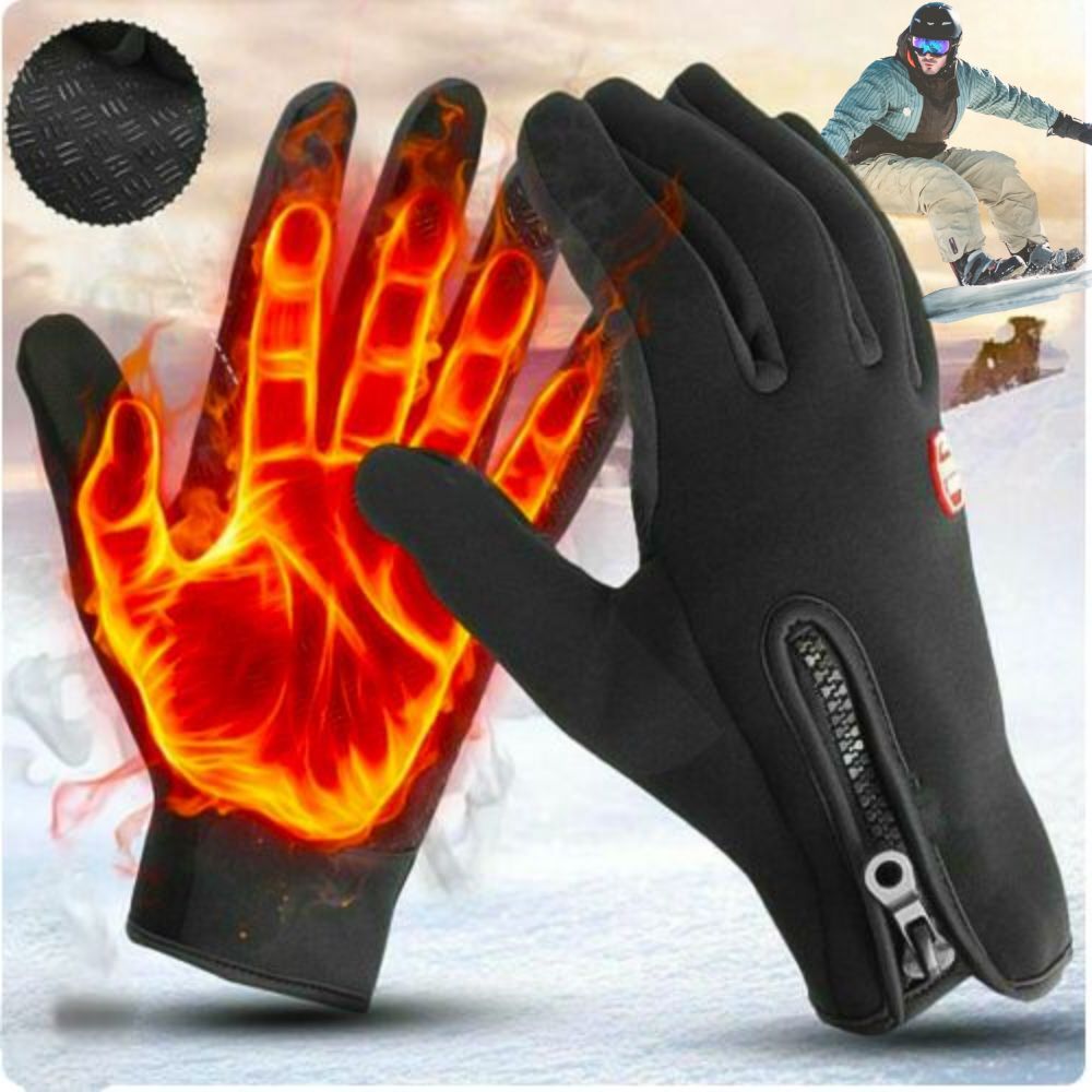 Wärmende Thermohandschuhe, Fahrrad-, Skihandschuhe
