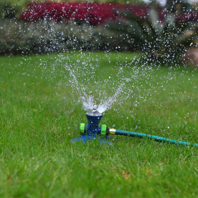 Skanto | 360-graders automatisk roterende metall plen sprinkler – Effektiv hagevanning sprayhode