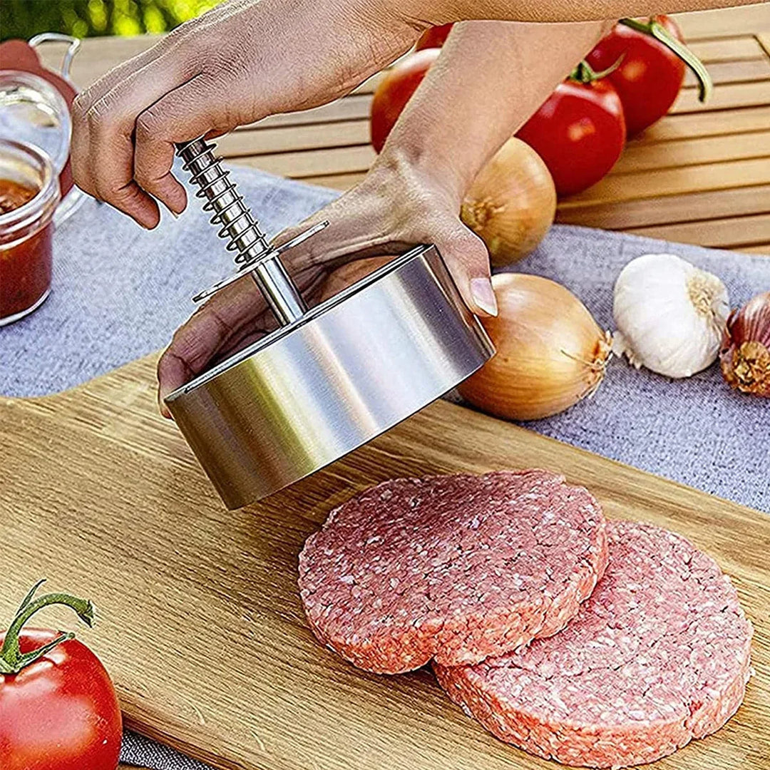 Skanto | 304 Rustfritt Stål Burgerpresse for Perfekte Biffalternativer