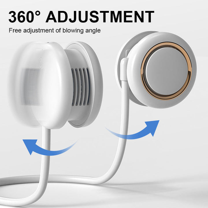 Sammenleggbart USB Mini Bærbar Nakkeventilator | Skanto
