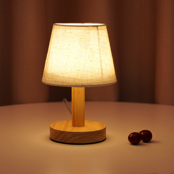 Skanto | Vintage Lin Futteral 1-Lys LED Bordlampe