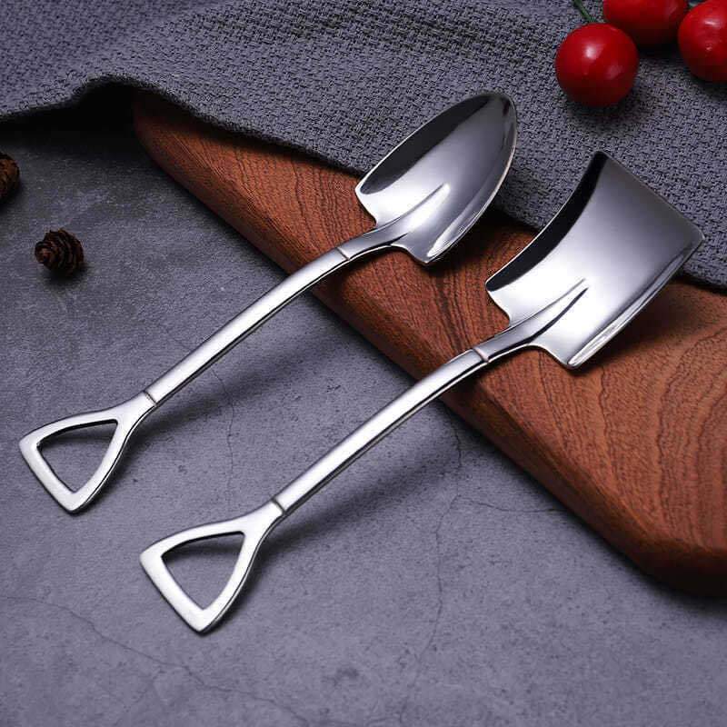Skanto | Kreativ Dessert Iskrem 304 Rustfritt Stål Spade Skje