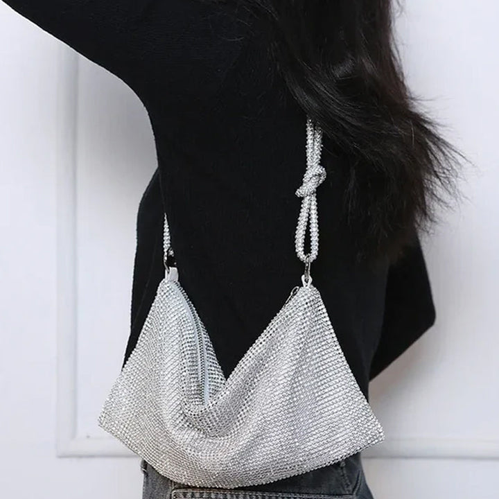 Skanto | Luksusdesign Skinnende Rhinestones Håndveske